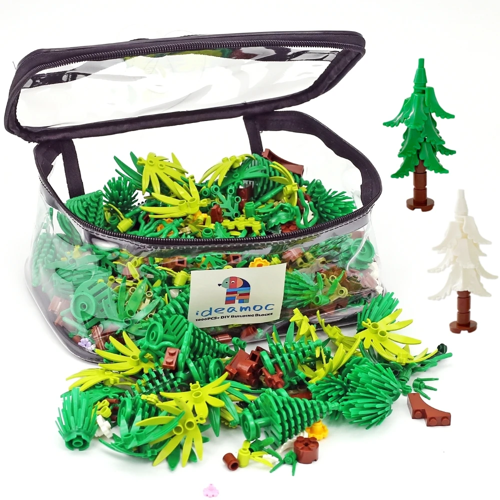 MOC 1050 шт. набор различных строительных блоков для растений, игрушки «сделай сам» с сумкой для хранения, включая травы, деревья, цветы, ветки для подарков
MOC 1050 шт. набор различных строительных блоков для растений, игрушки «сделай сам» с сумкой для хранения, включая травы, деревья, цветы, ветки для подарков