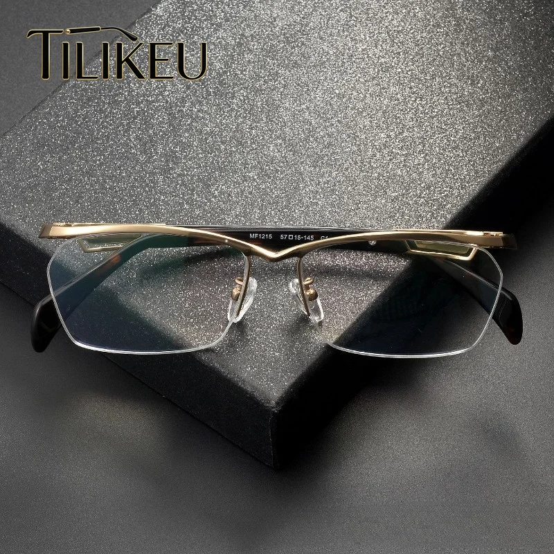 Japanese Designer Handmade Pure Titanium Eyeglasses Frame High-end Business Men's Semi-Rimless Glasses Men's Luxury Eyewear 2026
Japanese Designer Handmade Pure Titanium Eyeglasses Frame High-end Business Men's Semi-Rimless Glasses Men's Luxury Eyewear 2026