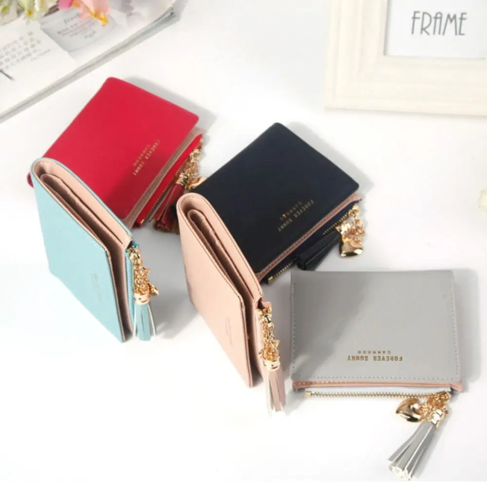 Thin Short Wallet New Portable Solid Color Card Holder PU Leather Coin Pocket Female
Thin Short Wallet New Portable Solid Color Card Holder PU Leather Coin Pocket Female