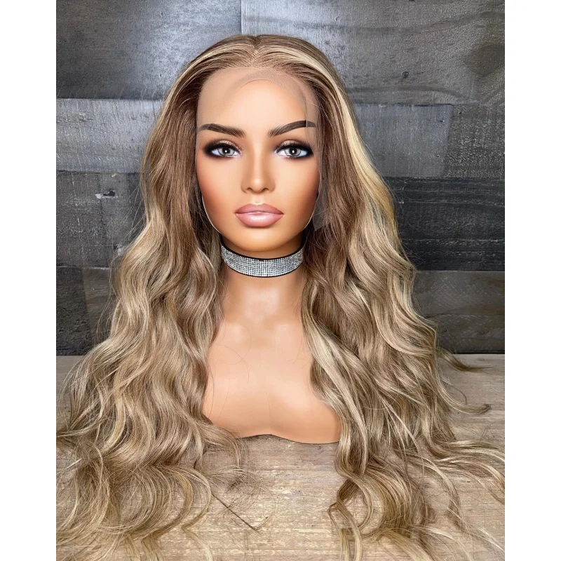 Long Body Wave Wig Preplucke Front Wig Ash Blonde Glueless Wig For Women Daily Use Heat Resistant Synthetic Lace Front Wig
Long Body Wave Wig Preplucke Front Wig Ash Blonde Glueless Wig For Women Daily Use Heat Resistant Synthetic Lace Front Wig