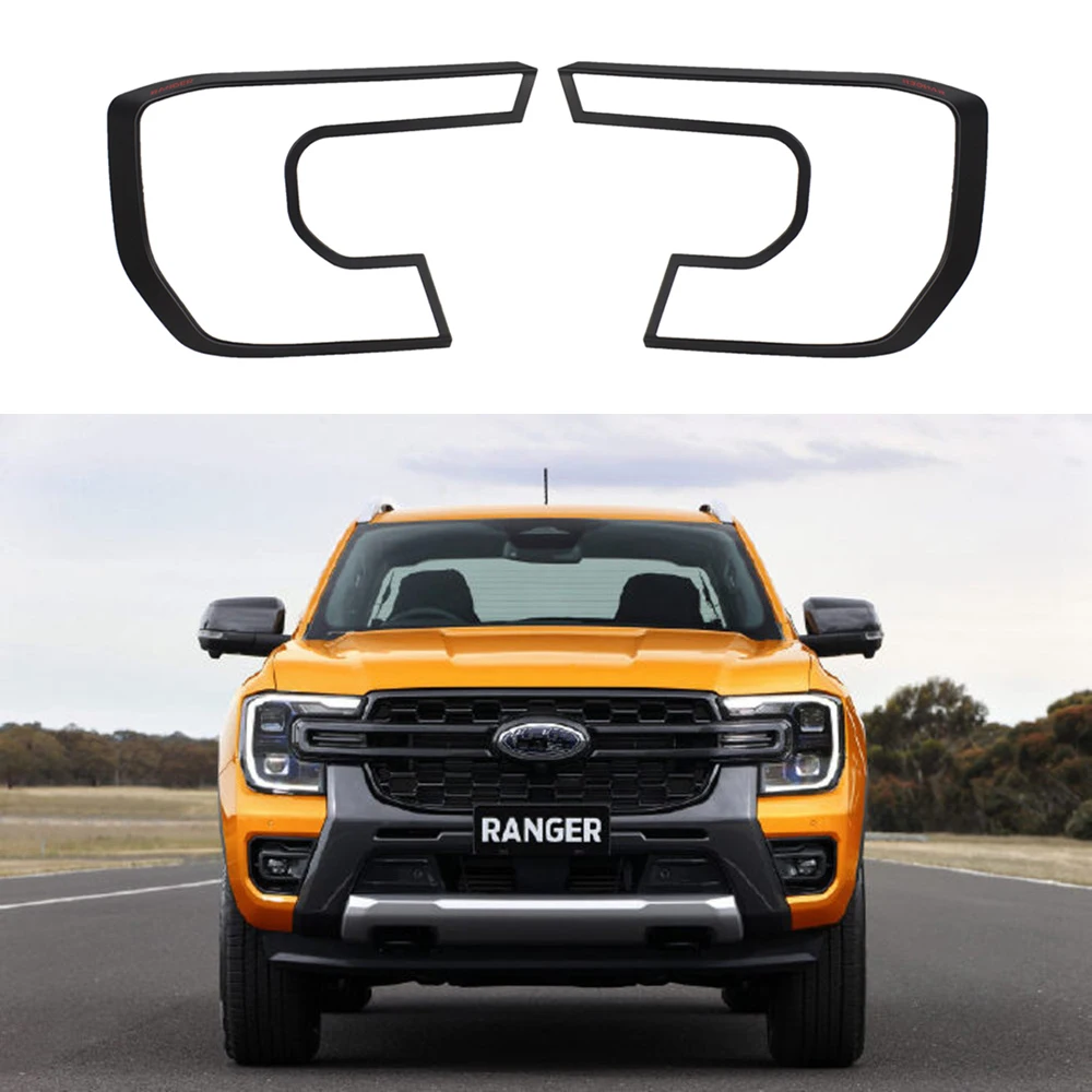 Car Head Lamp Light Cover Fit For Ford Ranger WILDTRAK SPORT XLT 2022 2023 T9 ABS Matte Black Headlamp Decorative Frame
Car Head Lamp Light Cover Fit For Ford Ranger WILDTRAK SPORT XLT 2022 2023 T9 ABS Matte Black Headlamp Decorative Frame