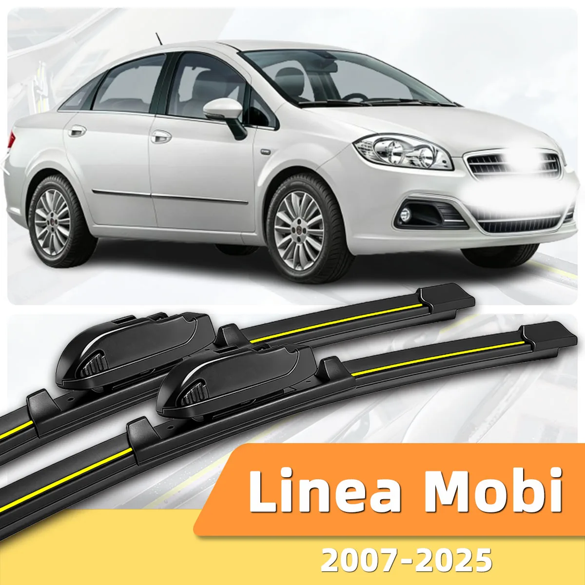 2 шт. автомобильных дворников для FIAT Linea Mobi (2007-2025) из натурального каучука, стабильные и долговечные, двунаправленные.
2 шт. автомобильных дворников для FIAT Linea Mobi (2007-2025) из натурального каучука, стабильные и долговечные, двунаправленные.