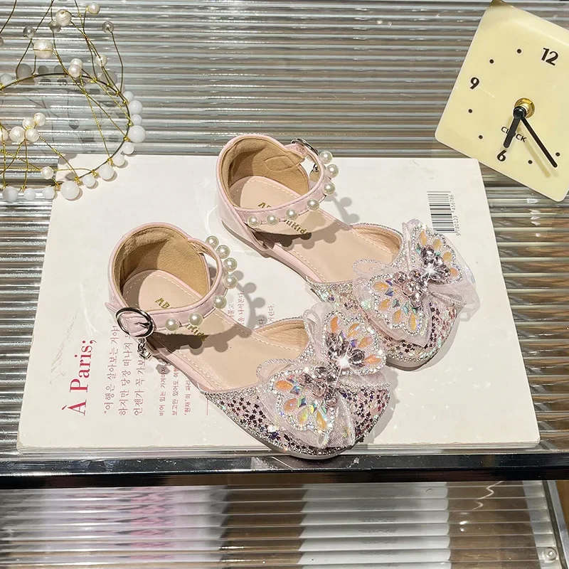 Girls Crystal Princess Shoes Fashion Children Rhinestone Shoes with Bow-knot Kids Soft Sole Leather Shoes for Party Wedding
Girls Crystal Princess Shoes Fashion Children Rhinestone Shoes with Bow-knot Kids Soft Sole Leather Shoes for Party Wedding