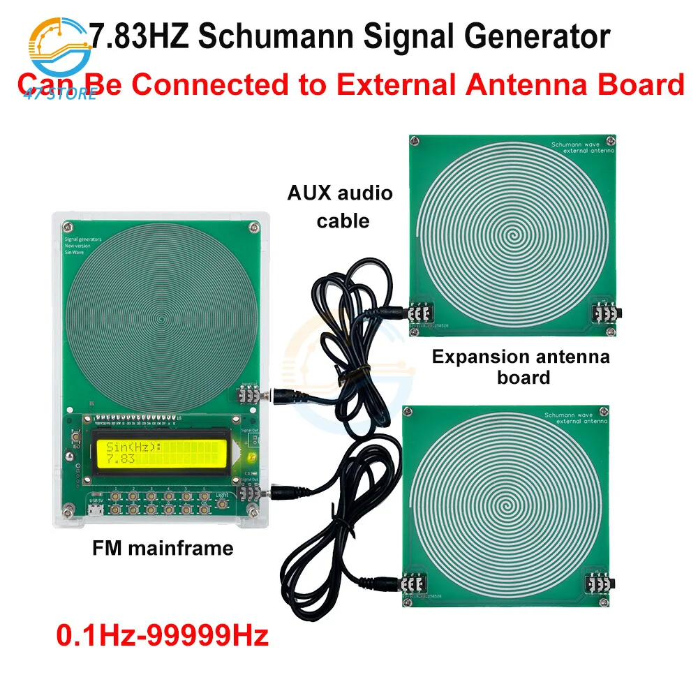 7.83HZ Schumann Signal Generator 0.1Hz-99999Hz Adjustable Frequency Can Be Connected External Antenna Board Micro USB Inter
7.83HZ Schumann Signal Generator 0.1Hz-99999Hz Adjustable Frequency Can Be Connected External Antenna Board Micro USB Inter
