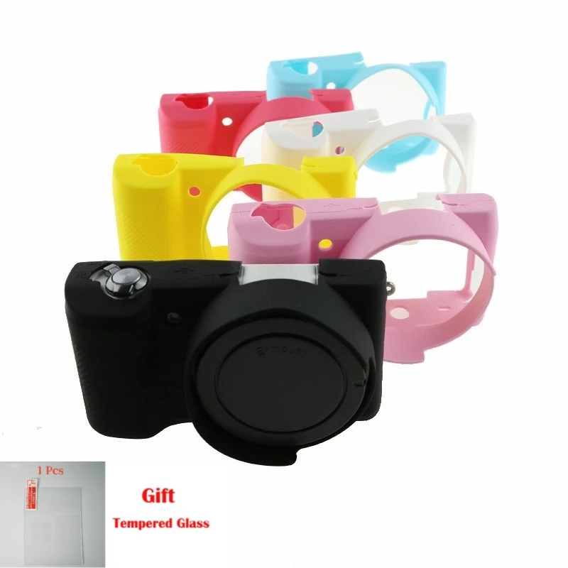Silicone cover for Sony A5000 A5100 A6000 camera silicone cover, micro-single soft pack, protective cover + free tempered film
Silicone cover for Sony A5000 A5100 A6000 camera silicone cover, micro-single soft pack, protective cover + free tempered film