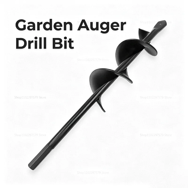 Garden Earth Auger Spiral Drill Bit for Planting Flowers & Vegetables – Manual or Electric Drill Hole Digger for Soil Loosening
Garden Earth Auger Spiral Drill Bit for Planting Flowers & Vegetables – Manual or Electric Drill Hole Digger for Soil Loosening