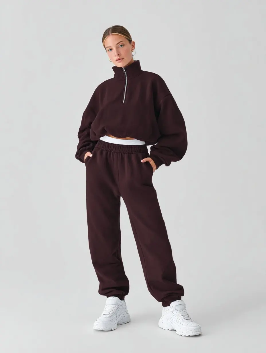 Mia Muse Select Autumn Sets 2025 Women's Plain Long Sleeve Stand Collar Zipper Pullovers Cuffed Pants Casual Sets
Mia Muse Select Autumn Sets 2025 Women's Plain Long Sleeve Stand Collar Zipper Pullovers Cuffed Pants Casual Sets