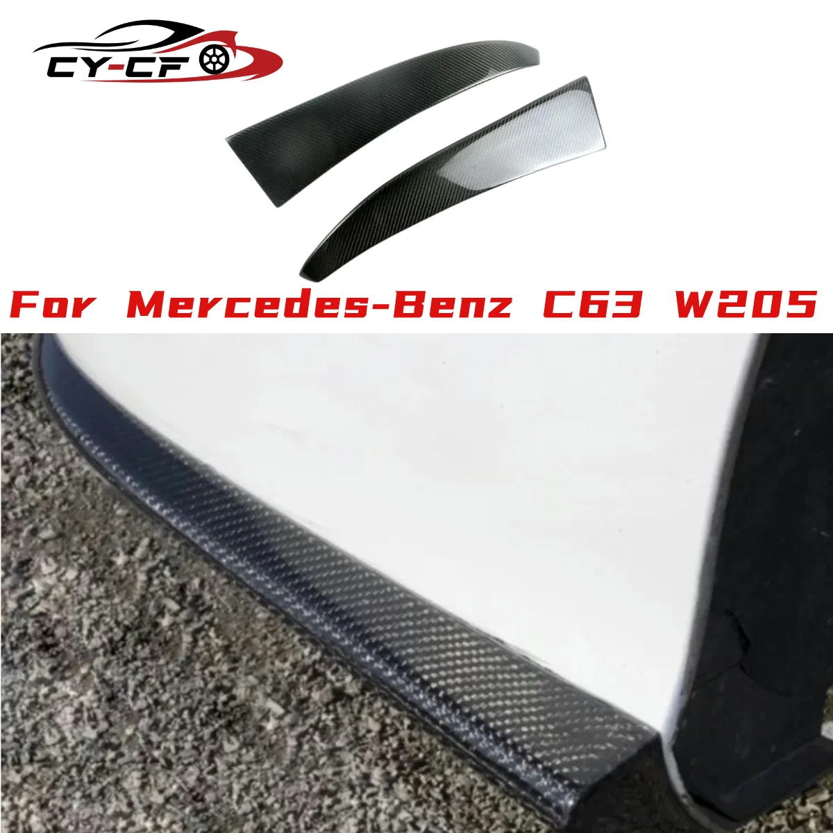 Carbon Fiber Rear Bumper Splitters Diffuser Side Carnard For Mercedes-Benz W205 C180 C200 C250 Sedan 2015UP Spoiler Car Styling
Carbon Fiber Rear Bumper Splitters Diffuser Side Carnard For Mercedes-Benz W205 C180 C200 C250 Sedan 2015UP Spoiler Car Styling