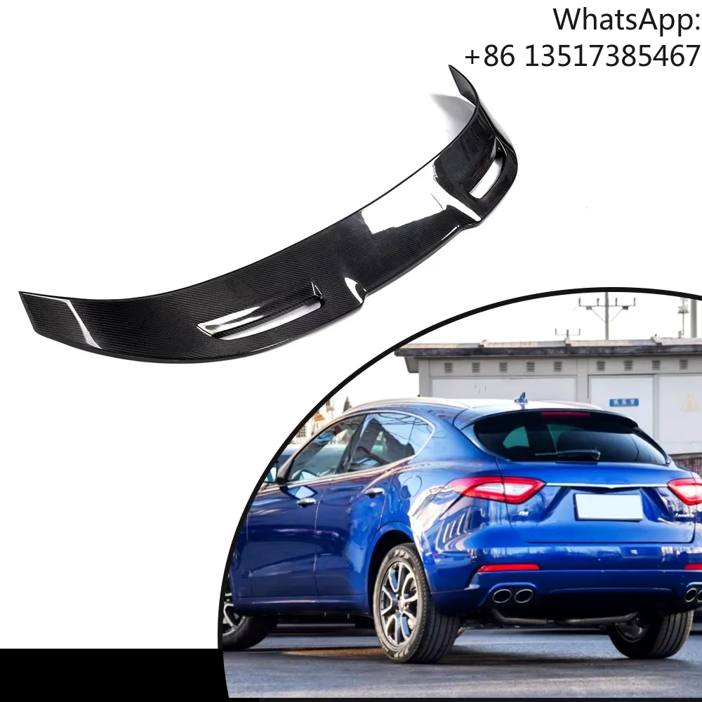 Carbon Fiber Rear Roof Spoiler Lip Wing for Maserati Levante Sport 2016-2018
Carbon Fiber Rear Roof Spoiler Lip Wing for Maserati Levante Sport 2016-2018