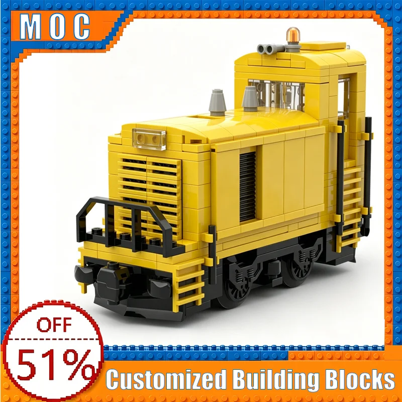 299PCS Small 2-Axle Switcher Diesel Locomotive Building Blocks Model Assembly Educational Toy Creative Collection Birthday Gifts
299PCS Small 2-Axle Switcher Diesel Locomotive Building Blocks Model Assembly Educational Toy Creative Collection Birthday Gifts