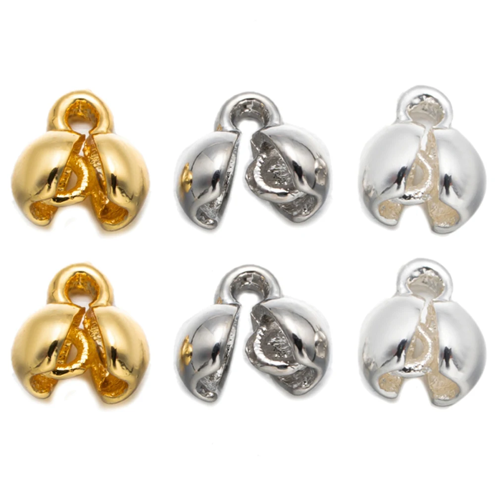20Pcs 18K Gold Plated Brass Pearl Bracelet Ends Beads End Tips Connector For DIY Necklaces Earrings Jewelry Making 2030
20Pcs 18K Gold Plated Brass Pearl Bracelet Ends Beads End Tips Connector For DIY Necklaces Earrings Jewelry Making 2030