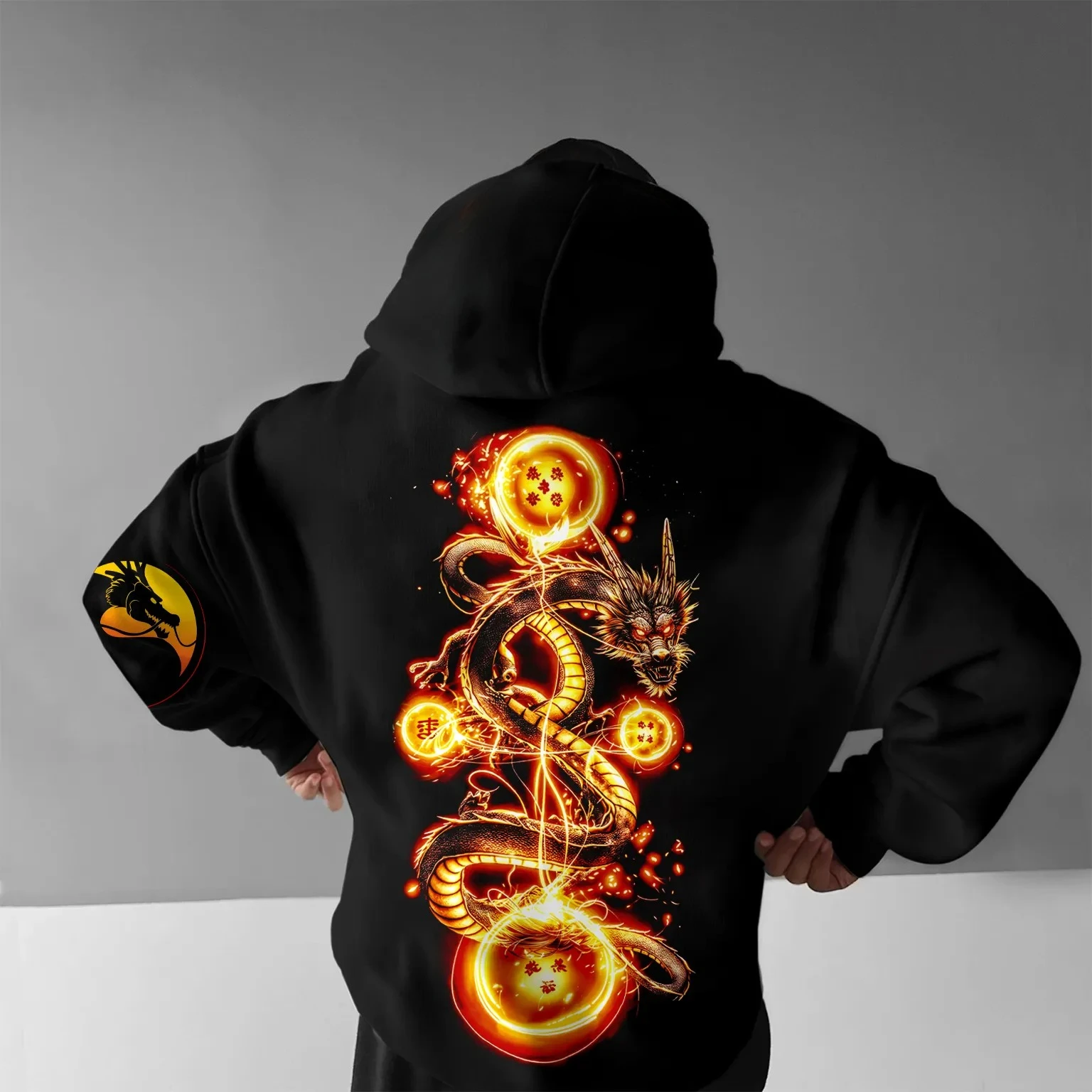 Dragon Ball GOKU Anime Peripheral Printed Hoodie Autumn and Winter Warm Fashion Loose Men's and Women's Cotton Sweater
Dragon Ball GOKU Anime Peripheral Printed Hoodie Autumn and Winter Warm Fashion Loose Men's and Women's Cotton Sweater