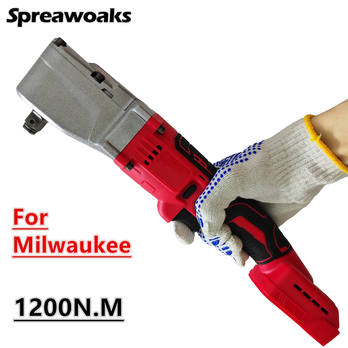 For Milwaukee 18V Battery 1200N.M Brushless Ratchet Wrench 1/2'' Cordless Driver Screw Nut 2 Gear Electric Repair Power Tools
For Milwaukee 18V Battery 1200N.M Brushless Ratchet Wrench 1/2'' Cordless Driver Screw Nut 2 Gear Electric Repair Power Tools