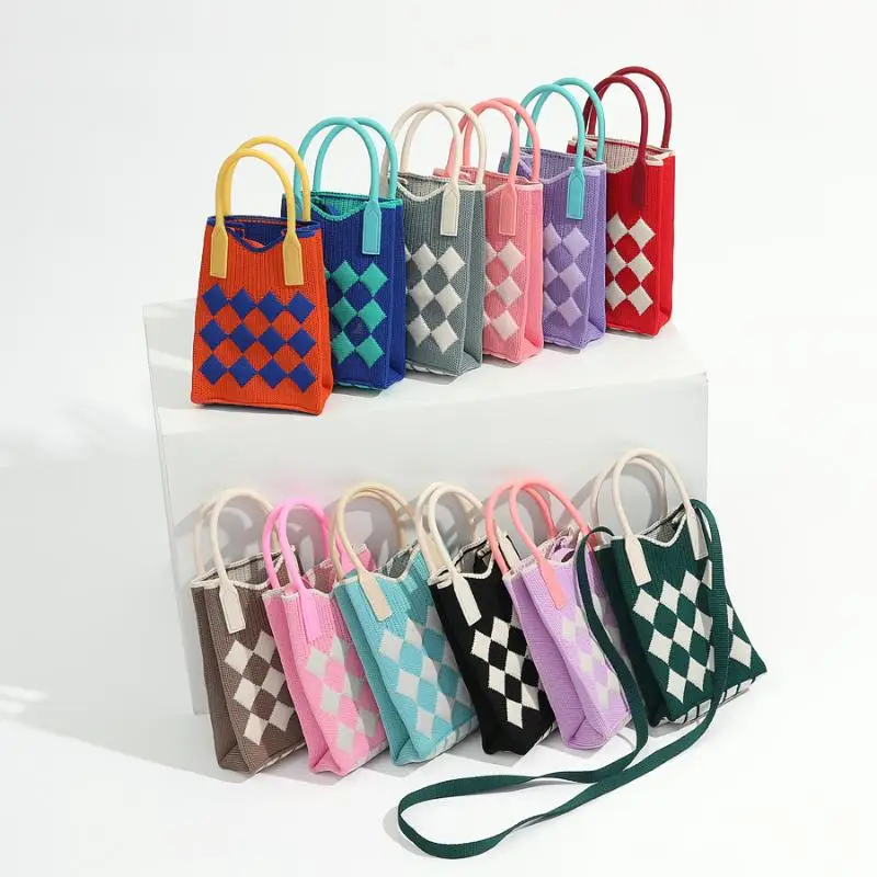 Cute Knitted Crossbody Bag for Women Soft Lightweight Small Phone Sling Bag for Daily Shopping Travel Dating
Cute Knitted Crossbody Bag for Women Soft Lightweight Small Phone Sling Bag for Daily Shopping Travel Dating