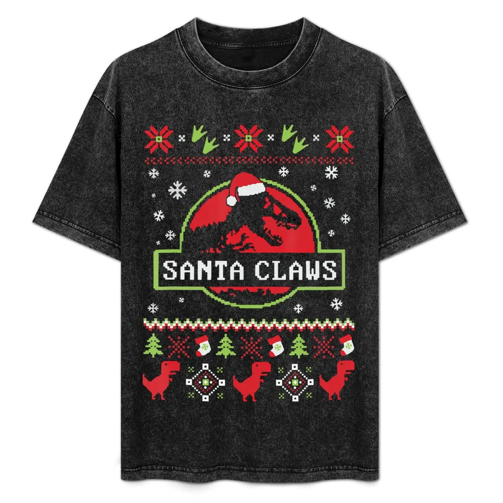Santa Claws Dinosaur Ugly Christmas Sweater T-Shirt Simple Trendy Casual T-Shirt
Santa Claws Dinosaur Ugly Christmas Sweater T-Shirt Simple Trendy Casual T-Shirt