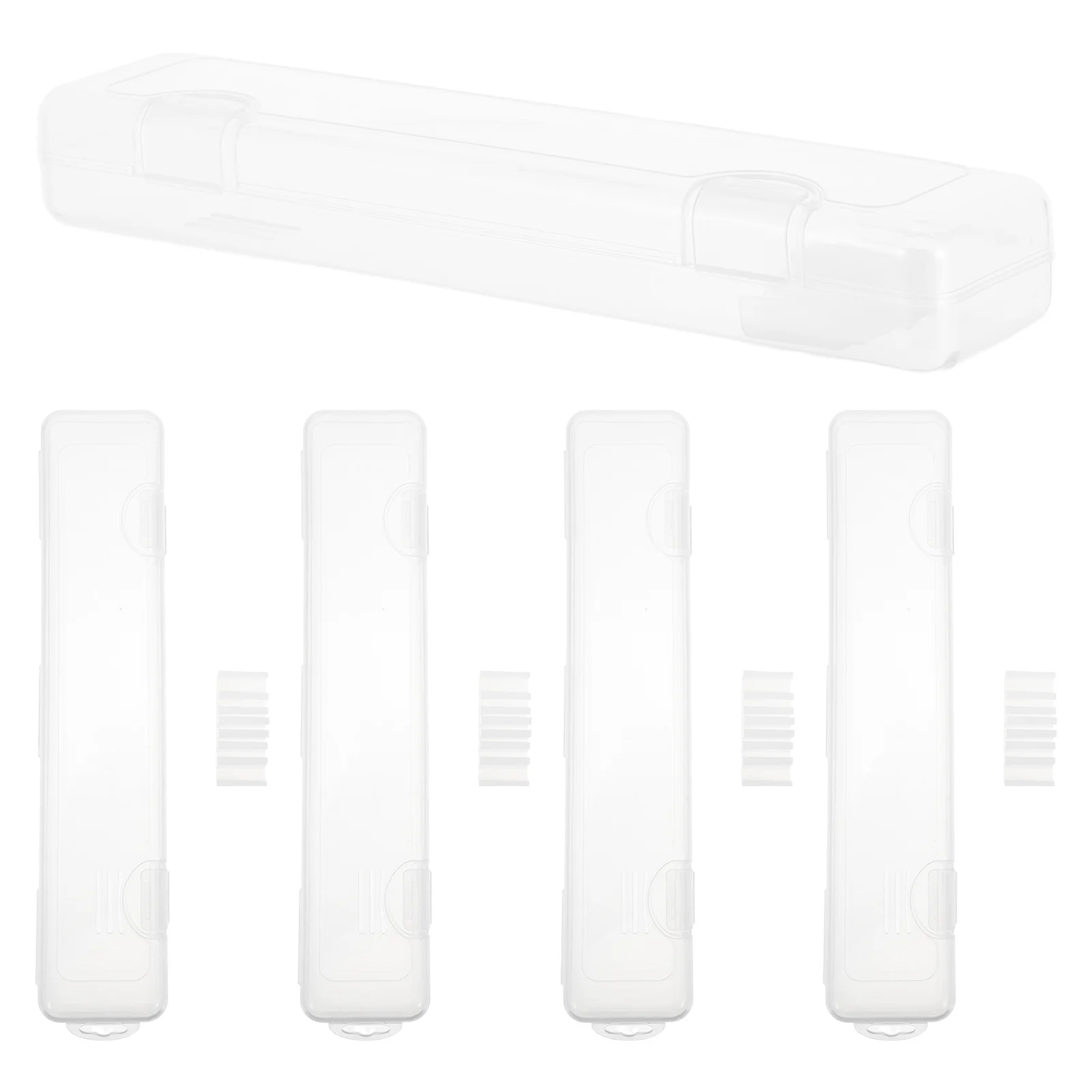 5Pcs Transparent Portable Cutlery Organizer Box Snap Lock Dustproof Spoon Fork Chopsticks Storage Carrying Case for Camping
5Pcs Transparent Portable Cutlery Organizer Box Snap Lock Dustproof Spoon Fork Chopsticks Storage Carrying Case for Camping