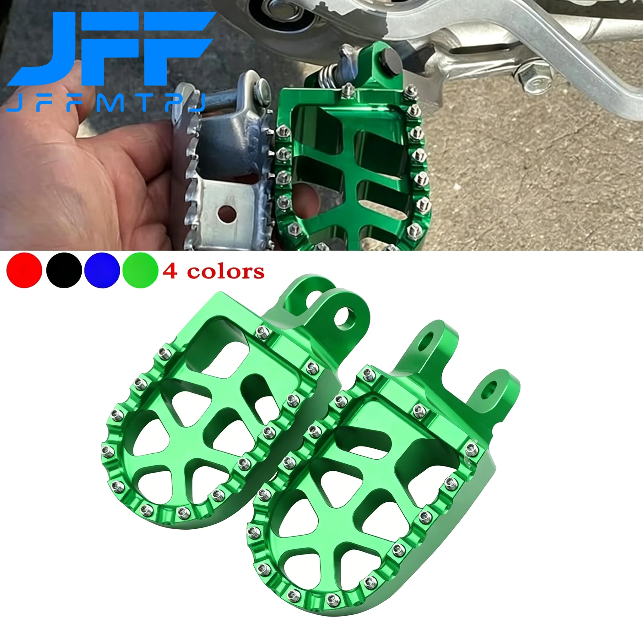 Motorcycle CNC Footrest Footpeg Foot Pegs Pedal For KAWASAKI KLX250R KLX250 KLX250S KLX250SF KLX300R KLX650 KLX650R KLR650 parts
Motorcycle CNC Footrest Footpeg Foot Pegs Pedal For KAWASAKI KLX250R KLX250 KLX250S KLX250SF KLX300R KLX650 KLX650R KLR650 parts