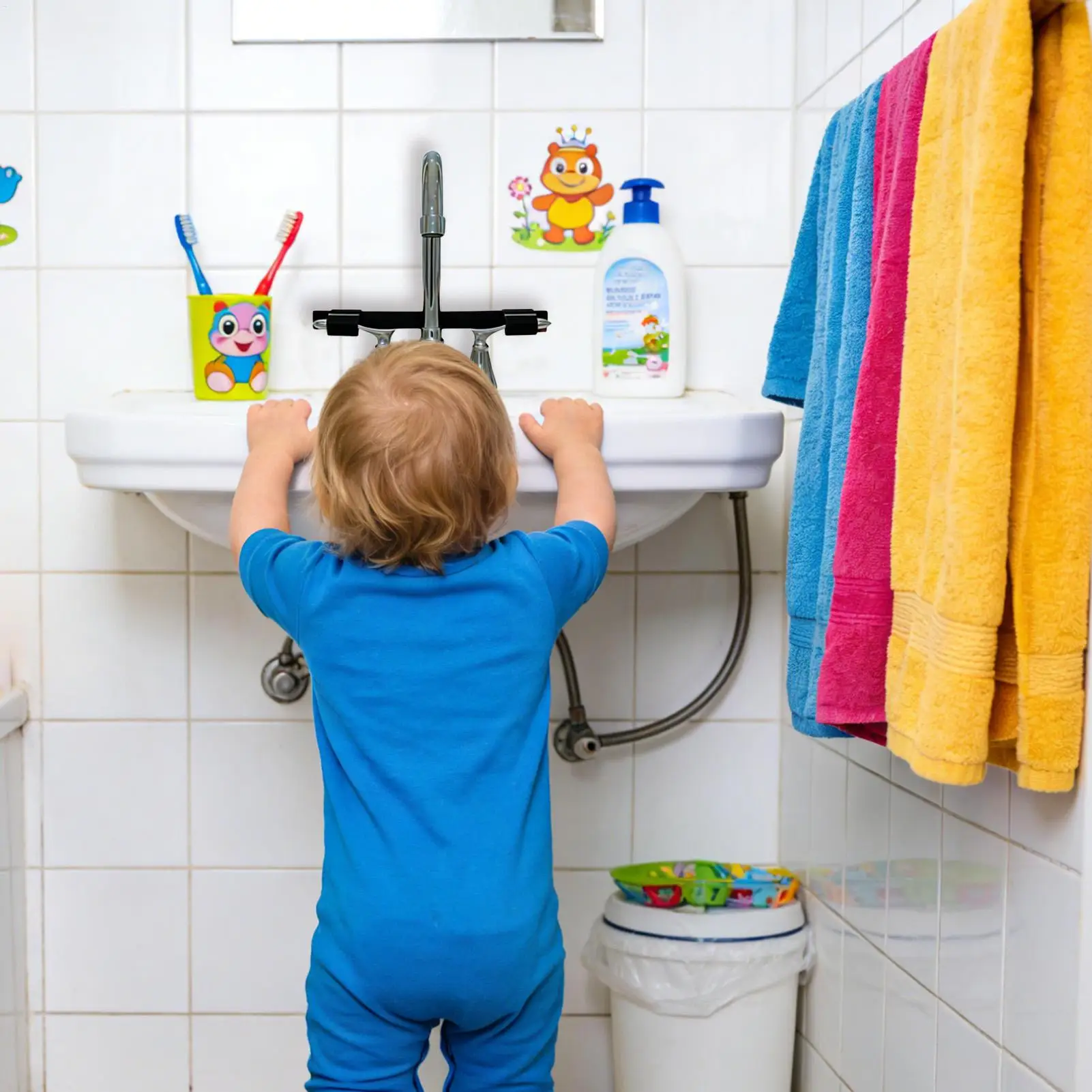 Универсальный противоскользящий фиксатор для ручки смесителя, для двойной раковины, для дома, ванной комнаты, прачечной, предотвращает случайное проливание воды
Универсальный противоскользящий фиксатор для ручки смесителя, для двойной раковины, для дома, ванной комнаты, прачечной, предотвращает случайное проливание воды