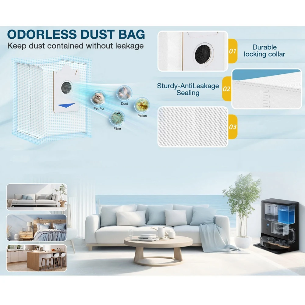 Сменный комплект A03V из 19 предметов для пылесосов ECOVACS DEEBOT T30S/T30S COMBO/T30S Pro
Сменный комплект A03V из 19 предметов для пылесосов ECOVACS DEEBOT T30S/T30S COMBO/T30S Pro