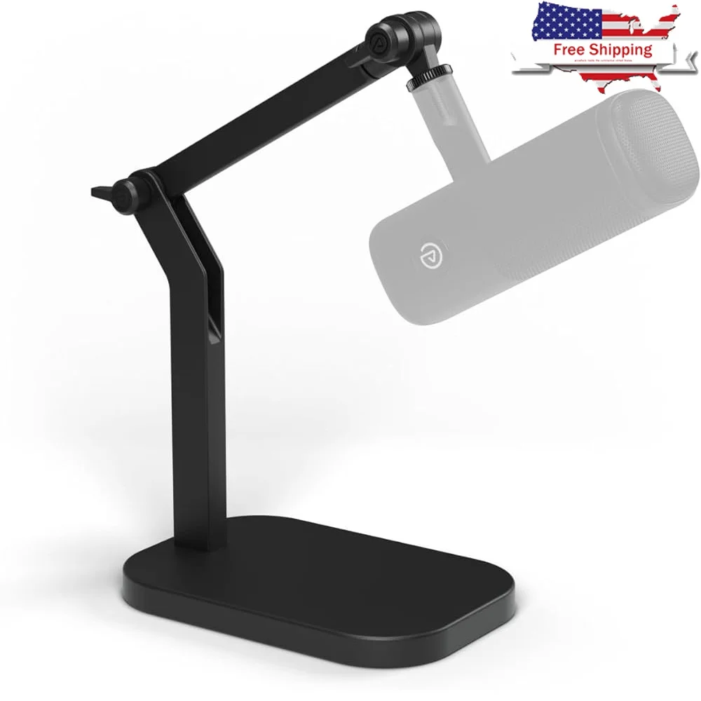 Adjustable Wave Desk Stand Mic Mount Arm Compatible with HyperX Rode Fifine Shure Supports 1/4 3/8 5/8 Threads Heavy Duty
Adjustable Wave Desk Stand Mic Mount Arm Compatible with HyperX Rode Fifine Shure Supports 1/4 3/8 5/8 Threads Heavy Duty