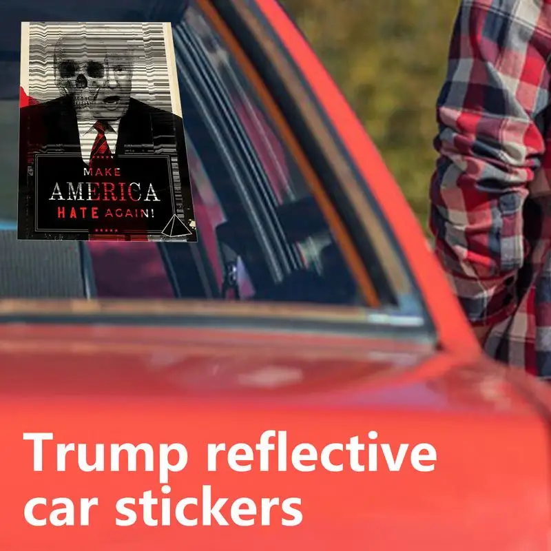 Reflective US President Car Sticker Car Decals Waterproof Reflective Bumper Sticker Window Cling Car Accessories Fadeproof
Reflective US President Car Sticker Car Decals Waterproof Reflective Bumper Sticker Window Cling Car Accessories Fadeproof