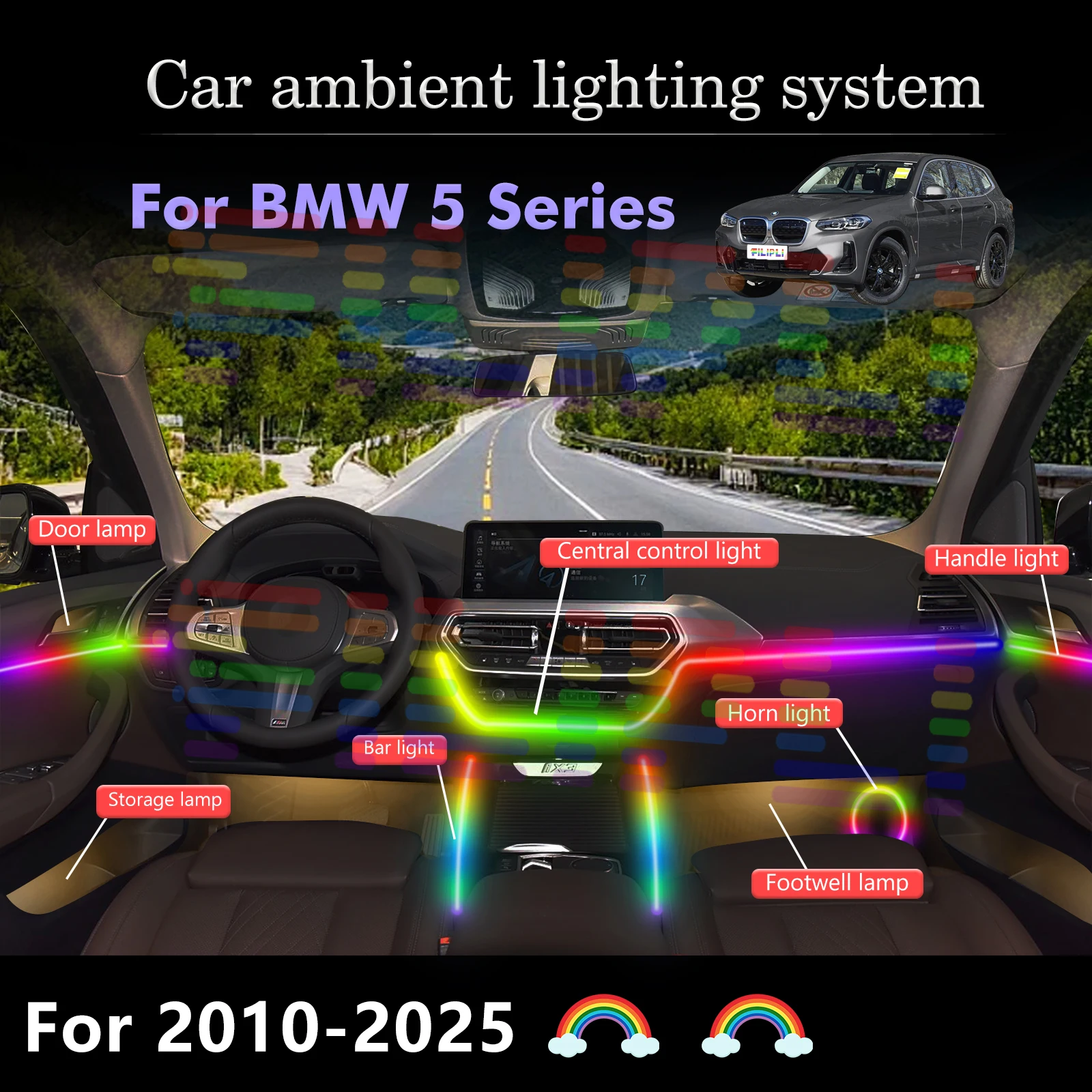 Car LED Interior Ambient Lights for BMW 5 Series: Transform Your Car's Interior with Modern Lighting
Car LED Interior Ambient Lights for BMW 5 Series: Transform Your Car's Interior with Modern Lighting