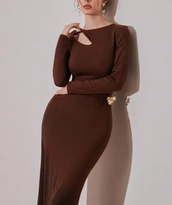 Autumn & Winter Vintage Hollow Out Long Sleeve Dress Temperament Commuting Women's New Fashion Sexy Atmosphere Slimming Dresses
Autumn & Winter Vintage Hollow Out Long Sleeve Dress Temperament Commuting Women's New Fashion Sexy Atmosphere Slimming Dresses