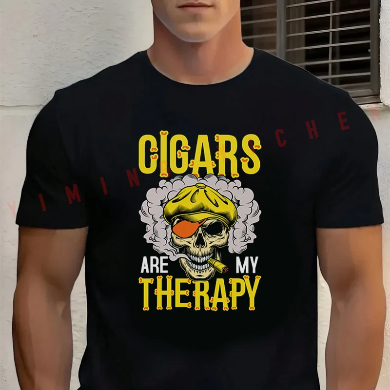 2026 Men T Shirt Cigars Are My Therapy Graphic Motorcycle T-shirt Cotton Summer Casual O-neck Short Sleeve Tees
2026 Men T Shirt Cigars Are My Therapy Graphic Motorcycle T-shirt Cotton Summer Casual O-neck Short Sleeve Tees