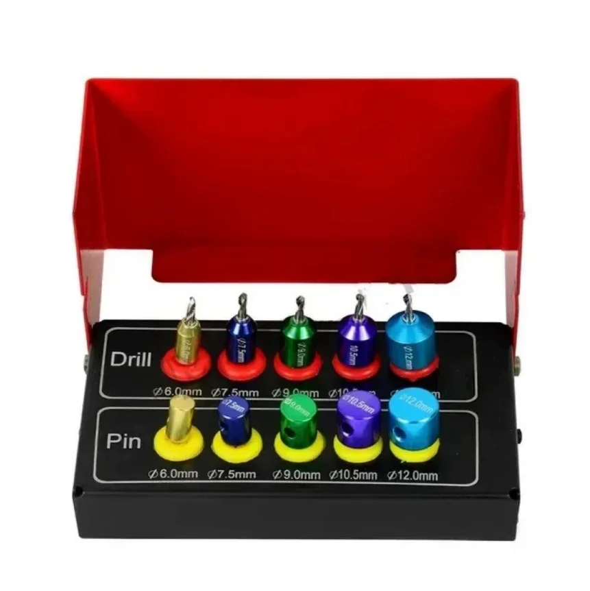 Набор направляющих для титановых дентальных имплантатов - Хирургические инструменты, направляющие для имплантации, штифты, стоматологические принадлежности
Набор направляющих для титановых дентальных имплантатов - Хирургические инструменты, направляющие для имплантации, штифты, стоматологические принадлежности