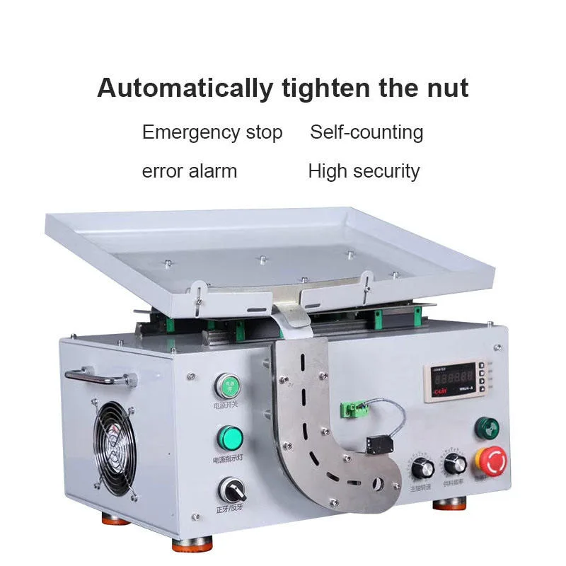 M6-M20 Automatic Nut Assembly Machine Automatic Loading Assembly Tightening Integrated Multi-Industry Hex Nut Batch Processing
M6-M20 Automatic Nut Assembly Machine Automatic Loading Assembly Tightening Integrated Multi-Industry Hex Nut Batch Processing