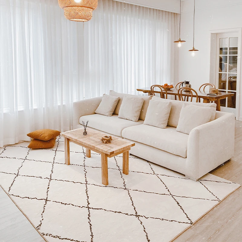 Modern Minimalist Bedroom Decor Geometry Carpet Fluffy Soft Lounge Rug Nordic Style Carpets for Living Room Home Anti-slip Mat
Modern Minimalist Bedroom Decor Geometry Carpet Fluffy Soft Lounge Rug Nordic Style Carpets for Living Room Home Anti-slip Mat