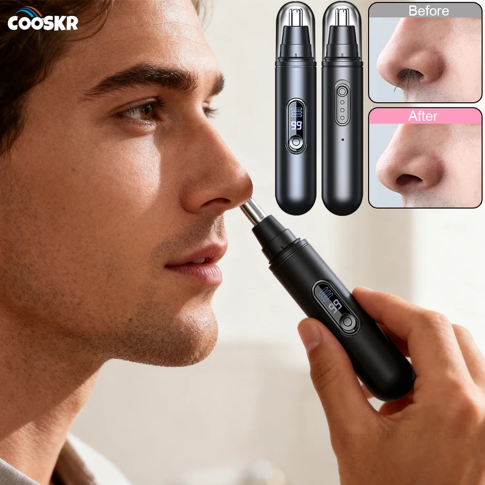 Electric Nose Hair Trimmer Rechargeable Nose Hair Remover Mini Hair Clipper Nose and Ear Hair Trimmer for Men Trimmer for Nose
Electric Nose Hair Trimmer Rechargeable Nose Hair Remover Mini Hair Clipper Nose and Ear Hair Trimmer for Men Trimmer for Nose