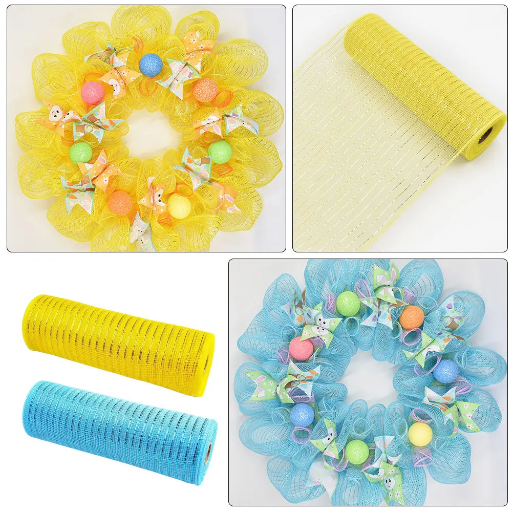 2 Rolls Easter Poly Mesh Ribbon 10 Yards For Wreath Making Floral Arrangements Craft Diy Easter Decorations Spring Festival
2 Rolls Easter Poly Mesh Ribbon 10 Yards For Wreath Making Floral Arrangements Craft Diy Easter Decorations Spring Festival