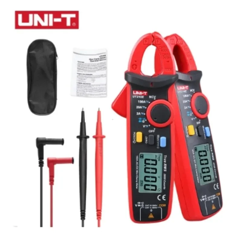 UNI-T UT210E Digital AC DC Current Clamp Meter True RMS Pliers Ammeter Voltage Tester Multimeter Resistance Frequency Meter
UNI-T UT210E Digital AC DC Current Clamp Meter True RMS Pliers Ammeter Voltage Tester Multimeter Resistance Frequency Meter