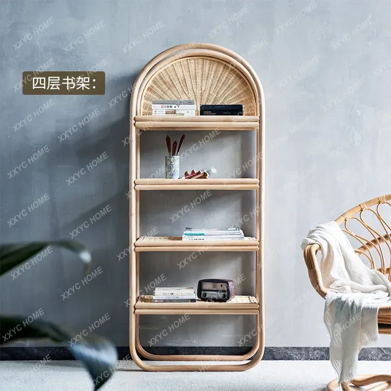 SL12 minimalist full vine bookshelf shelf floor storage curved bookcase
SL12 minimalist full vine bookshelf shelf floor storage curved bookcase