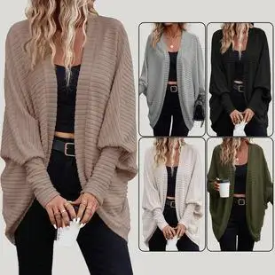 Loose Knitted V-Ne Cardigan Outerwear for Women Pure Color Autumn Winter Faion Casual Sle Comfortable Fit Long Sve S...
Loose Knitted V-Ne Cardigan Outerwear for Women Pure Color Autumn Winter Faion Casual Sle Comfortable Fit Long Sve S...