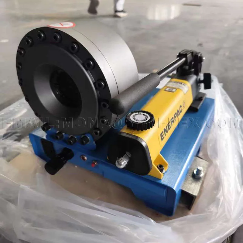 3 years warranty BNT30B Portable 1 Inch Hydraulic Hose Crimping Press with Enerpac hand pump 
3 years warranty BNT30B Portable 1 Inch Hydraulic Hose Crimping Press with Enerpac hand pump