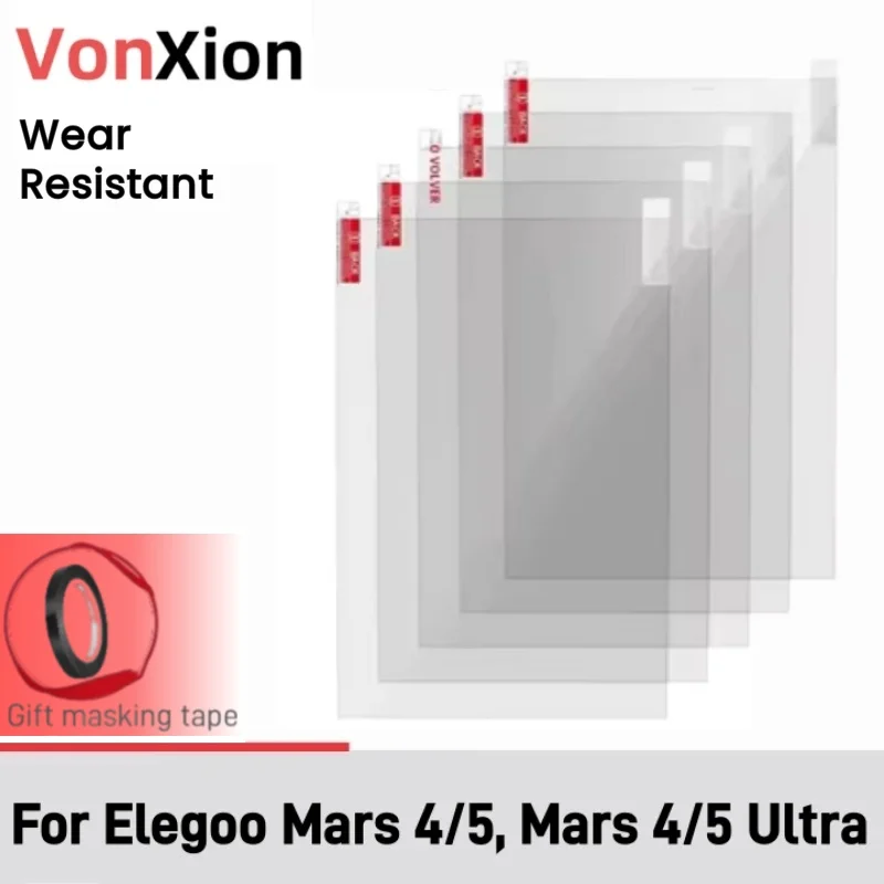 Vonxion 5 шт. Защитная пленка для экрана для ElEGOO Mars 4 Mars 4 Ultra Mars 5 Ultra LCD смоляного 3D принтера Антицарапинная защитная пленка
Vonxion 5 шт. Защитная пленка для экрана для ElEGOO Mars 4 Mars 4 Ultra Mars 5 Ultra LCD смоляного 3D принтера Антицарапинная защитная пленка