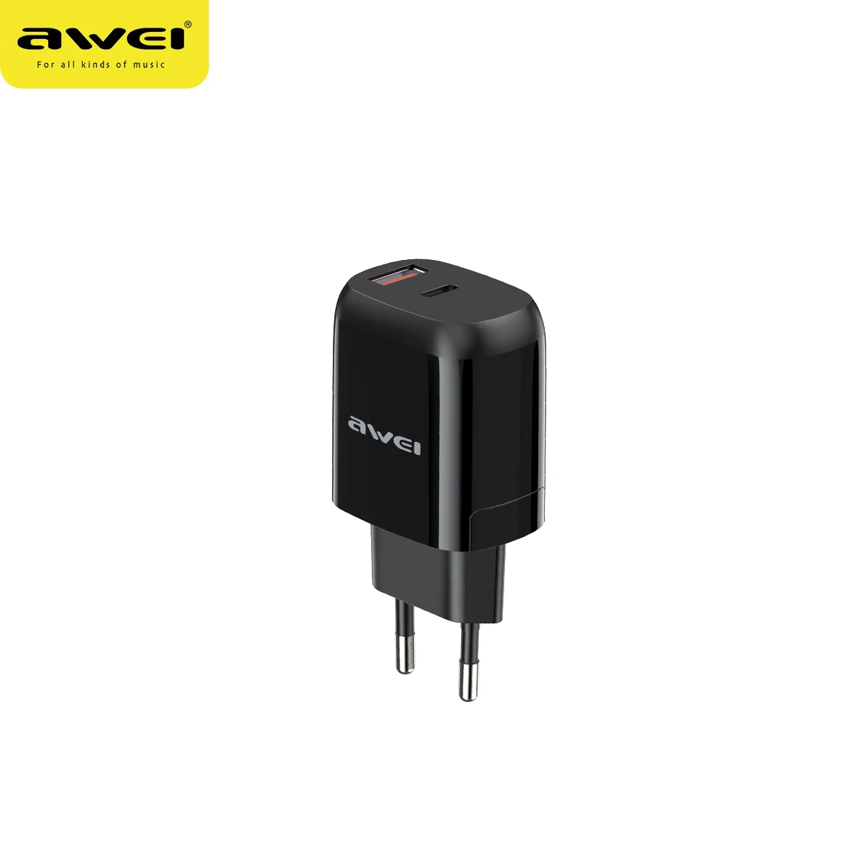 Awei Charger PD2 EU 20W Portable Fast Charger USB+Lightning Cable for iPhone Mi Charger 3A Mini Travel Charging Adapter
Awei Charger PD2 EU 20W Portable Fast Charger USB+Lightning Cable for iPhone Mi Charger 3A Mini Travel Charging Adapter