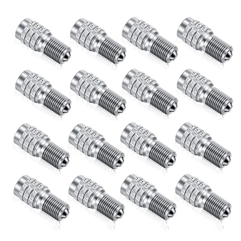 A96E-16Pcs Double Valve Stem Cap Inflate Tire Valve Caps Flow Through Tires Cap For High Pressure Truck Car RV Semi Bus Tires
A96E-16Pcs Double Valve Stem Cap Inflate Tire Valve Caps Flow Through Tires Cap For High Pressure Truck Car RV Semi Bus Tires