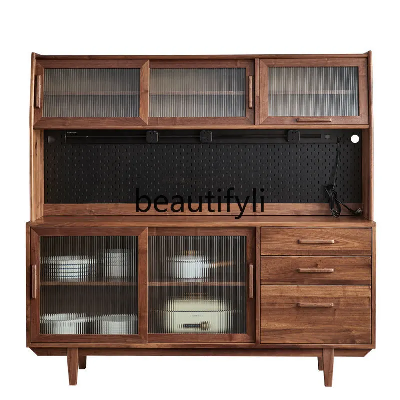 North American black walnut solid wood dining side cabinet cherry wood multi-functional storage cabinet
North American black walnut solid wood dining side cabinet cherry wood multi-functional storage cabinet