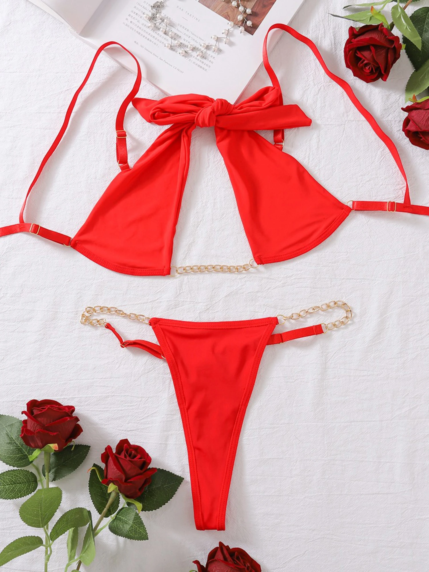 Черный кружевной комплект нижнего белья Babydoll с бретелькой на шее, стринги и подходящий пояс с подвязками для соблазнительных ночей женщин
Черный кружевной комплект нижнего белья Babydoll с бретелькой на шее, стринги и подходящий пояс с подвязками для соблазнительных ночей женщин