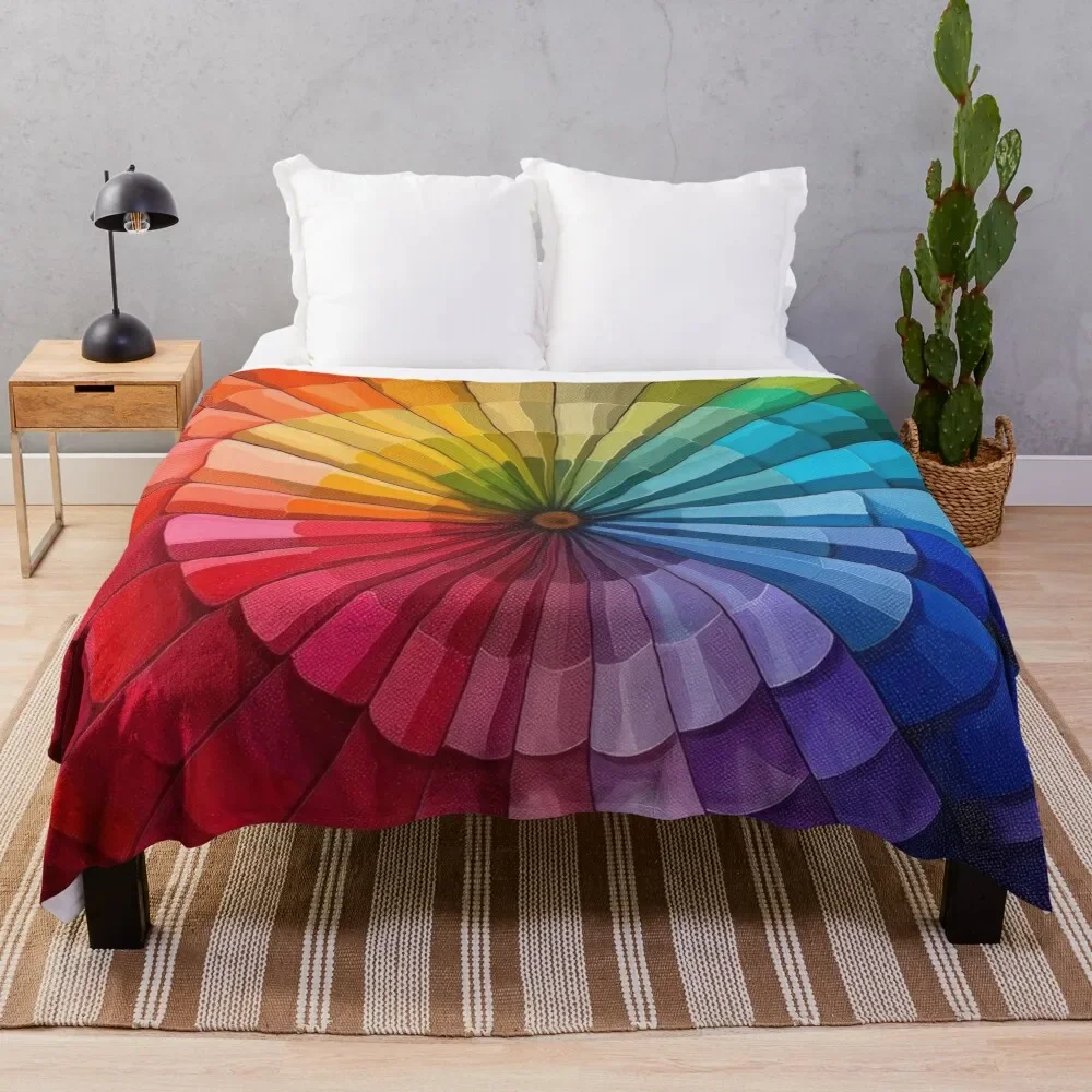 Coloring Wheel Painting Throw Blanket warm winter Moving Soft Plaid Personalized Gift Blankets
Coloring Wheel Painting Throw Blanket warm winter Moving Soft Plaid Personalized Gift Blankets