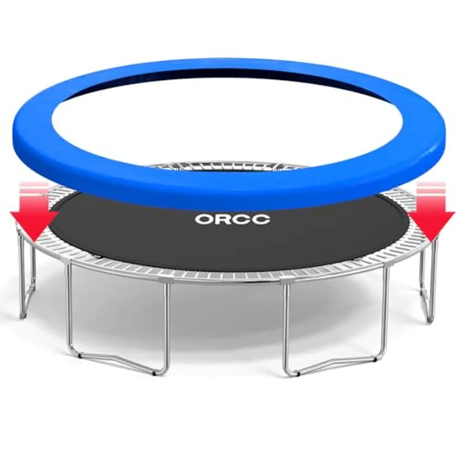 Trampoline Pad for Round Frame PVC Material Black Waterproof and UV-Resistant Safety Spring Cover for 10ft 12ft 14ft 15ft 16ft
Trampoline Pad for Round Frame PVC Material Black Waterproof and UV-Resistant Safety Spring Cover for 10ft 12ft 14ft 15ft 16ft