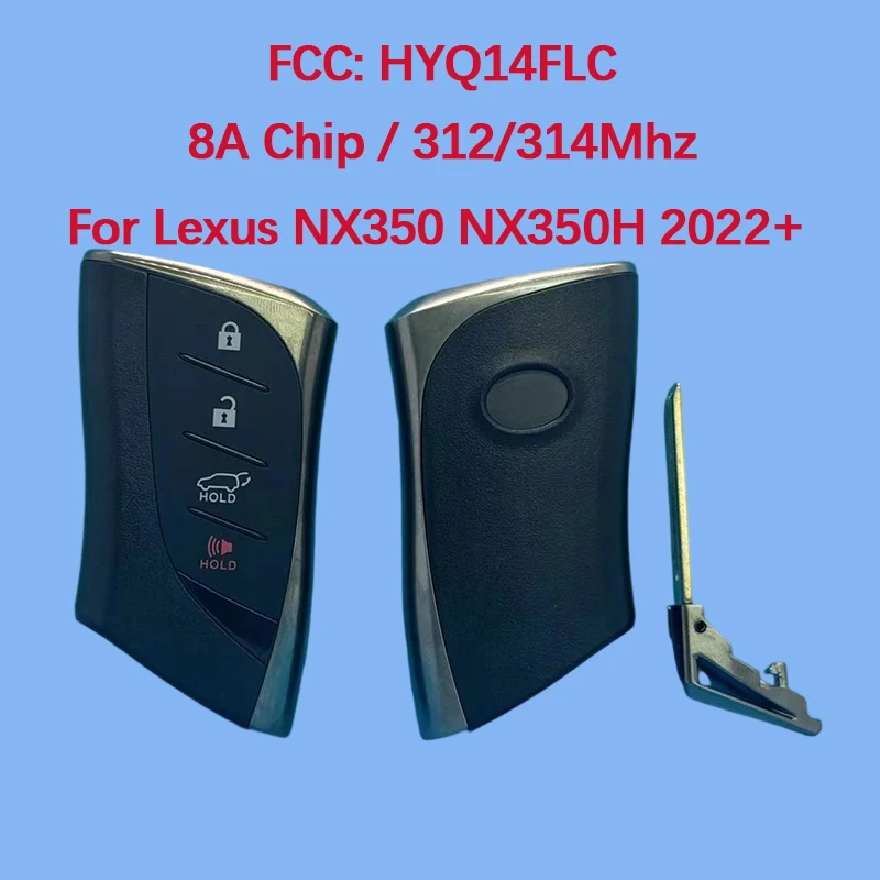 CN052060 Послепродажный 4-кнопочный смарт-брелок 314,35/312,10 МГц FCC 8990H-F6100 8A чип для Lexus NX350 NX350H 2022+
CN052060 Послепродажный 4-кнопочный смарт-брелок 314,35/312,10 МГц FCC 8990H-F6100 8A чип для Lexus NX350 NX350H 2022+