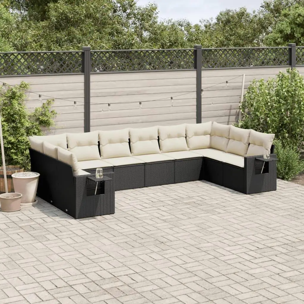 Elegant Garden Sofa Set Black Cream White PE Rattan Durable Powder-coated Steel Outdoor Furniture for Patio Balcony Lawn
Elegant Garden Sofa Set Black Cream White PE Rattan Durable Powder-coated Steel Outdoor Furniture for Patio Balcony Lawn