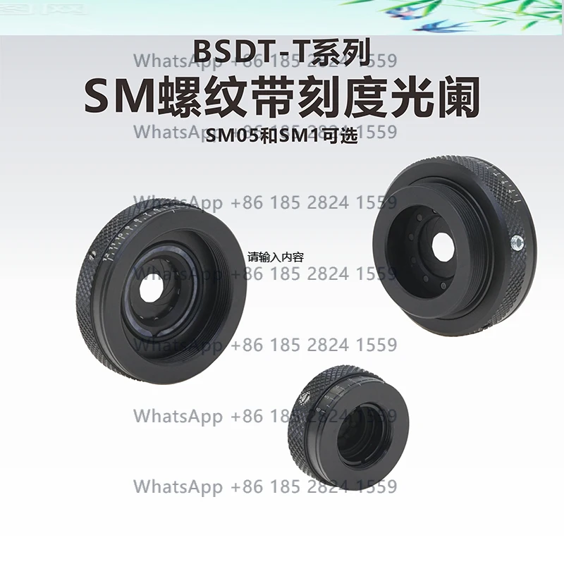 series SM05/SM1 thread with graduated variable diaphragm BSDT-T05 0.7-6mm BSDT-T1 1-12mm
series SM05/SM1 thread with graduated variable diaphragm BSDT-T05 0.7-6mm BSDT-T1 1-12mm