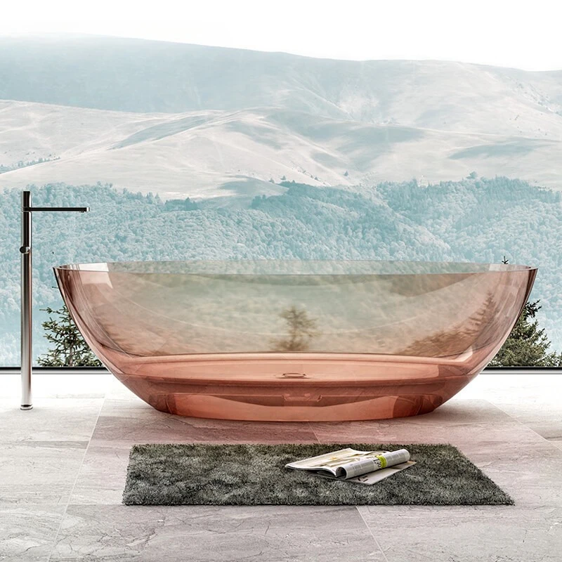 Bathtub Transparent Resin Oval Hotel Homestay Independent Thick Edge Light Luxury Bath
Bathtub Transparent Resin Oval Hotel Homestay Independent Thick Edge Light Luxury Bath