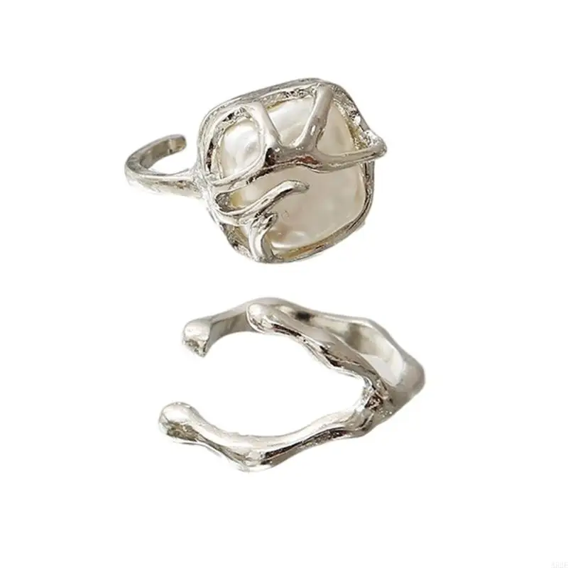 652F Irregular Pearls Silver Rings Set for Women Elegant Baroque Designs In Silver Portable for Anniversaries
652F Irregular Pearls Silver Rings Set for Women Elegant Baroque Designs In Silver Portable for Anniversaries