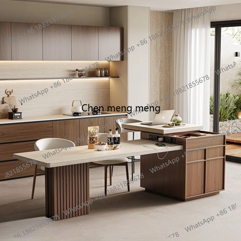 Modern Island Table Integrated Kitchen Retractable Table Multi Functional Bar Sliding Storage Rectangle Furniture Dining Chair
Modern Island Table Integrated Kitchen Retractable Table Multi Functional Bar Sliding Storage Rectangle Furniture Dining Chair